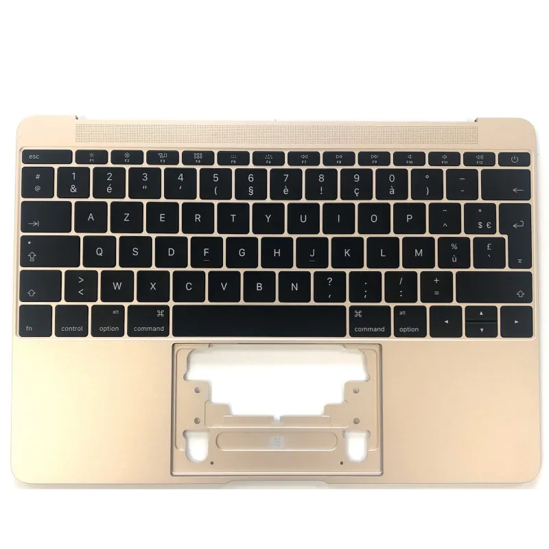 Clavier Apple MacBook 12" Or A1534 2015 EMC 2746 Topcase Français Azerty Clavier Apple MacBook 12" Or A1534 2015 EMC 2746 Topcase Français Azerty
