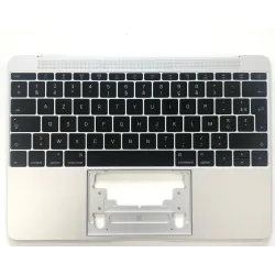 Clavier Apple MacBook 12" Argent A1534 2015 Topcase Français Assemblé