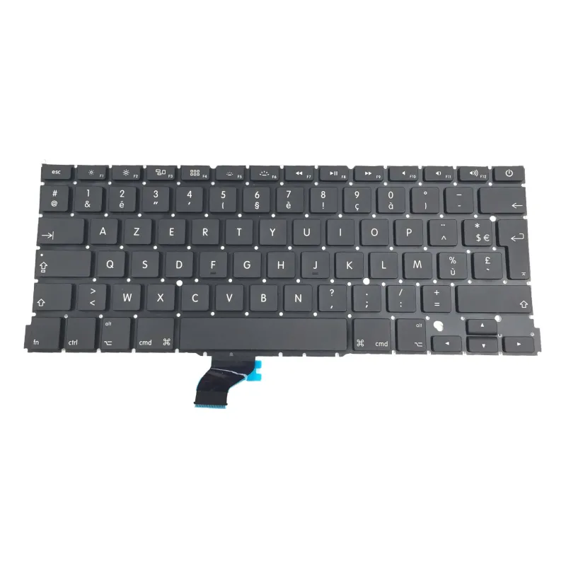 Clavier Apple MacBook Pro Retina 13\" A1502 Fin-2013 2014 2015 Français AZERTY Clavier Apple MacBook Pro Retina 13\" A1502 Fin-2013 2014 2015 Français AZERTY