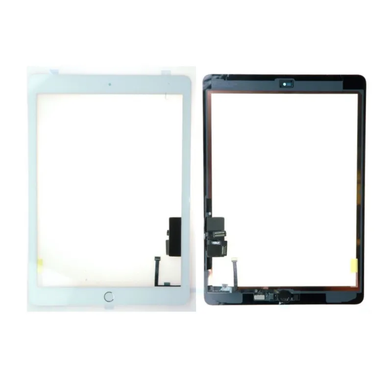 Vitre tactile Apple iPad Air 1 / iPad 5 Ecran Blanc + bouton Home + stickers Vitre tactile Apple iPad Air 1 / iPad 5 Ecran Blanc + bouton Home + stickers