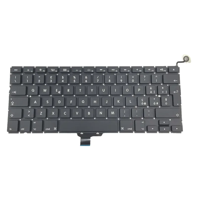 Clavier Apple MacBook Pro 13" A1278 2009 / 2012 Anglais QWERTY UK Clavier Apple MacBook Pro 13" A1278 2009 / 2012 Anglais QWERTY UK