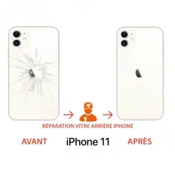 Réparation Vitre Arrière Apple iPhone 11 / 11 Pro / 11 Pro Max