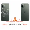 Réparation vitre arrière cassée iPhone 11 pro