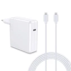 Chargeur USB-C Compatible pour MacBook / Pro / Air 12" 13" 61 Watt
