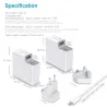 Chargeur USB-C Compatible pour MacBook / Pro / Air 12" 13" 61 Watt
