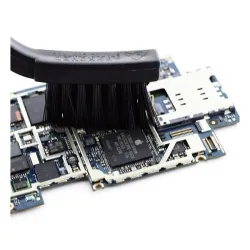 Brosse à poil souple antistatique pour le nettoyage des produits électronique
