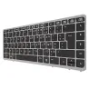 Clavier HP EliteBook 840G1/G2 845G2 850G1 855G1 Français Azerty Argent