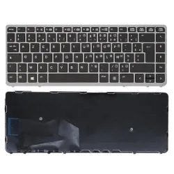 Clavier HP EliteBook 840G1/G2 845G2 850G1 855G1 Français Azerty Argent