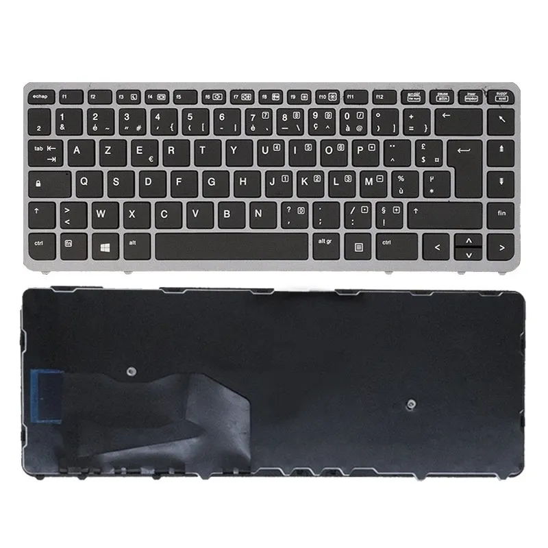 Clavier HP EliteBook 840G1/G2 845G2 850G1 855G1 Français Azerty Argent Clavier HP EliteBook 840G1/G2 845G2 850G1 855G1 Français Azerty Argent