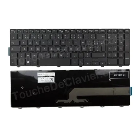 Clavier Dell Inspiron 5542 / 5543 / 5547 / 15-3000 / 3542 Français Azerty