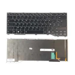 Clavier Fujitsu Lifebook T937 T938 Rétro-éclairé Français Azerty Noir