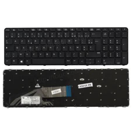 Clavier HP ProBook 650G2 / 655G2 Français Azerty Noir