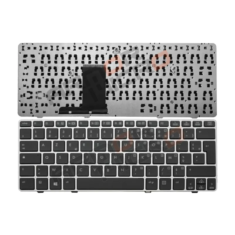 Clavier HP Elitebook 2560 2560P 2570 2570P Gris Français Azerty Clavier HP Elitebook 2560 2560P 2570 2570P Gris Français Azerty