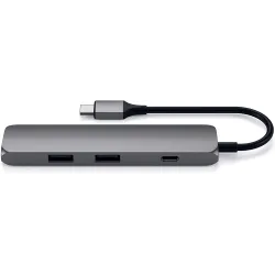 Adaptateur USB-C vers Multiport USB, USB-C et HMDI - Space Grey