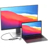 Adaptateur USB-C vers Multiport USB, USB-C et HMDI - Space Grey