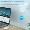 Chargeur USB-C Compatible pour MacBook Pro / Air 13" 15" 16" 87 Watt