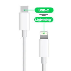 Câble Lightning / USB-C 1M pour iPhone / iPad sur Paris - Macinfo