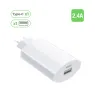 Pack Chargeur USB-C/USB + Câble 1M lightning pour Apple iPhone