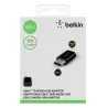 Belkin - Adaptateur USB-C vers Micro USB - Noir