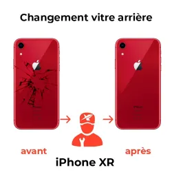 Forfait Réparation Remplacement Vitre Arrière iPhone XR