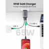 UGREEN - Adaptateur Secteur 1xUSB / 2xUSB-C 65W - MACINFO