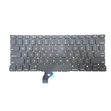 Clavier Apple MacBook Pro Retina 13" A1502 2014 2015 Anglais Qwerty US