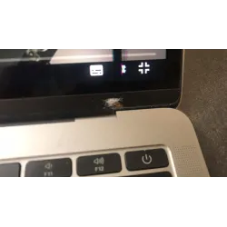 Réparation Remplacement Barre Logo Ecran Apple MacBook sur Paris