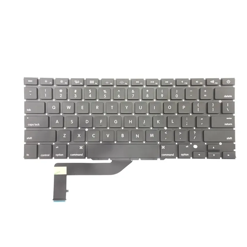 Clavier Apple MacBook Pro Retina 15" A1398 2012 à 2015 Anglais Qwerty Us