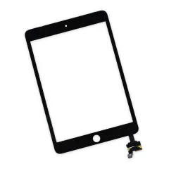 Vitre tactile Apple iPad mini 3 A1599 A1600 Noir +Sticker de fixation assemblée