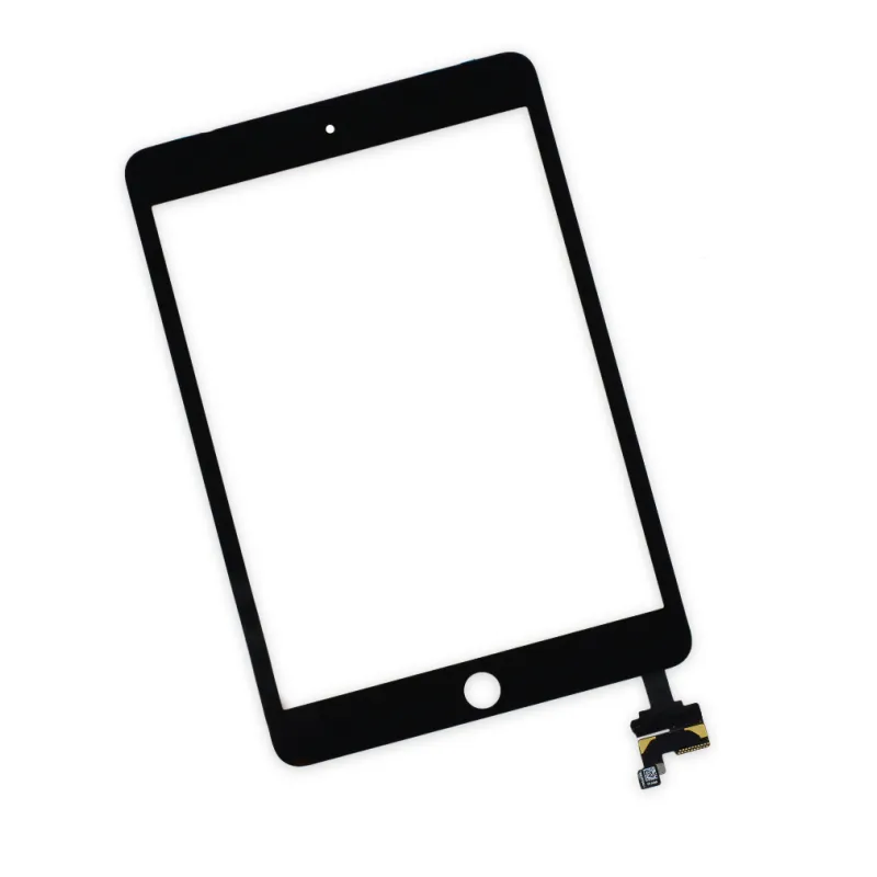 Vitre tactile Apple iPad mini 3 A1599 A1600 Noir +Sticker de fixation assemblée Vitre tactile Apple iPad mini 3 A1599 A1600 Noir +Sticker de fixation assemblée