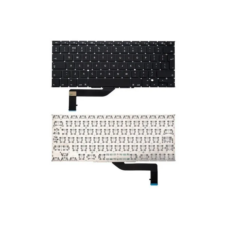 Clavier Apple MacBook Pro Retina 15\" A1398 2012 à 2015 Anglais QWERTY UK Clavier Apple MacBook Pro Retina 15\" A1398 2012 à 2015 Anglais QWERTY UK
