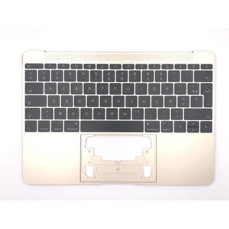 Clavier Apple MacBook 12" A1534 EMC 2991 3099 Topcase Or Francais Azerty