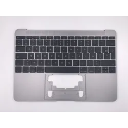 Clavier Apple MacBook 12\" A1534 Gris Sideral Topcase Assemblé 2016 2017