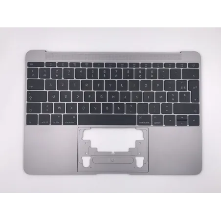 Clavier Apple MacBook 12\" A1534 Gris Sideral Topcase Assemblé 2016 2017