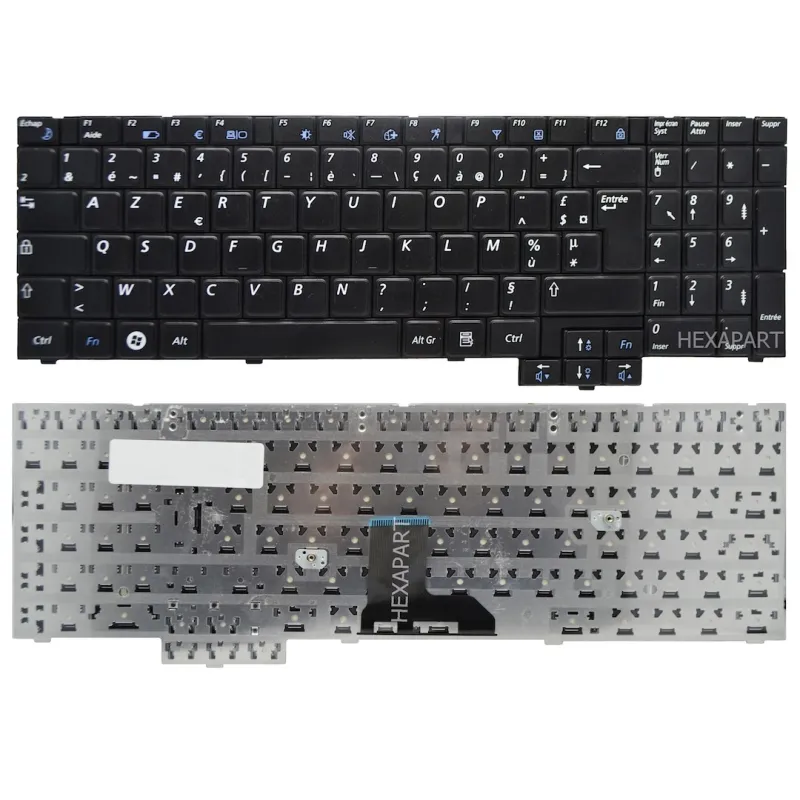 Clavier Samsung NP-P530 NP-P580 NP-R525 NP-R620 Français Azerty Clavier Samsung NP-P530 NP-P580 NP-R525 NP-R620 Français Azerty