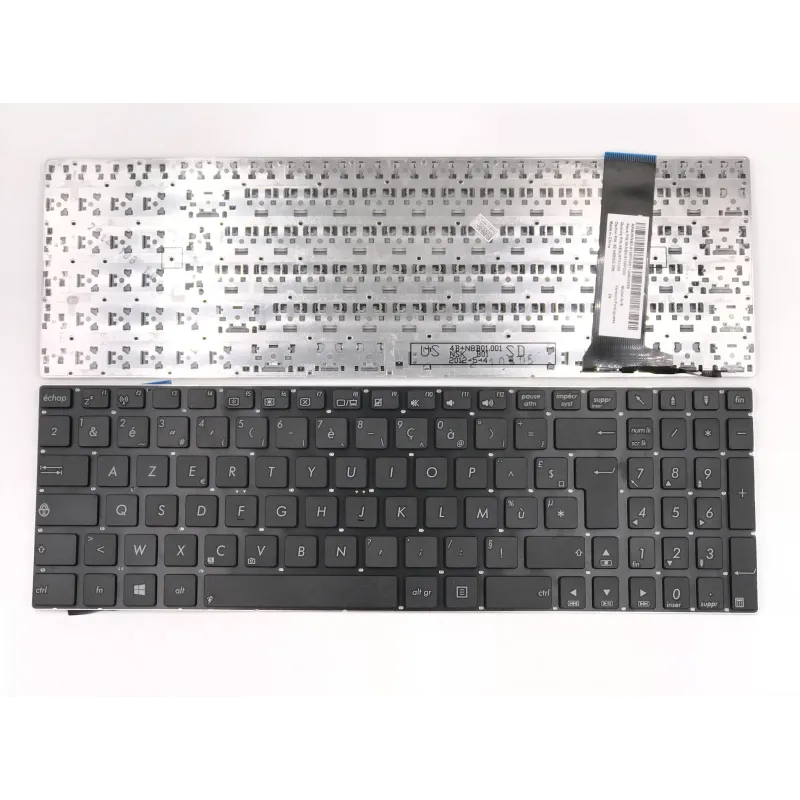 Clavier Asus N750J N750JA N750JK N750JV N750JX N750LF Azerty Français Noir Clavier Asus N750J N750JA N750JK N750JV N750JX N750LF Azerty Français Noir