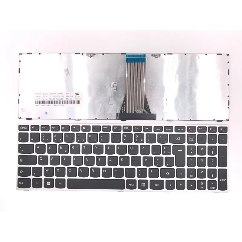 Clavier Lenovo G70-35 G70-70 G70-80 Gris français AZERTY FR