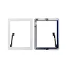 Vitre tactile Apple iPad 3/4 Blanc + bouton home