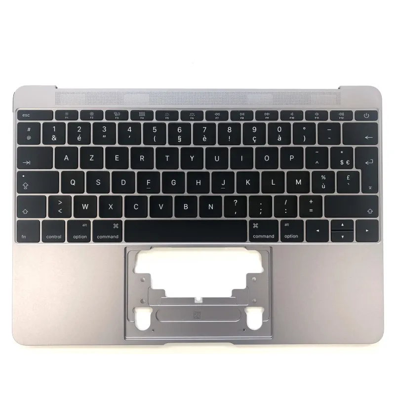 Clavier Apple MacBook 12" Gris A1534 2015 EMC 2746 Topcase Français Azerty