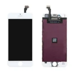 Ecran LCD Retina Premium + Vitre tactile + chassis Blanc pour iPhone 6 Plus +