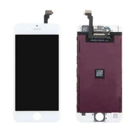 Ecran LCD Retina Premium + Vitre tactile + chassis Blanc pour iPhone 6 Plus +