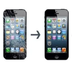 Réparation remplacement écran LCD Premium + Vitre iPhone 5 Noir 