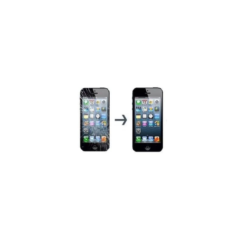 Réparation remplacement écran LCD Premium + Vitre iPhone 5 Noir 