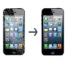 Réparation remplacement écran LCD Premium + Vitre iPhone 5 Noir 