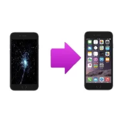 Réparation remplacement écran LCD Premium + Vitre iPhone 6 Noir