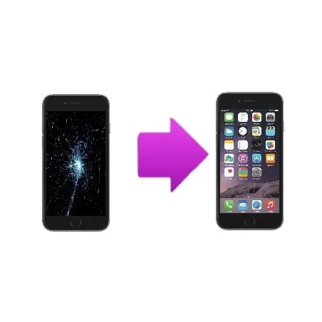 Réparation remplacement écran LCD Premium + Vitre iPhone 6 Noir