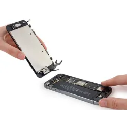 Réparation remplacement écran LCD Premium + Vitre iPhone 5S/SE Noir