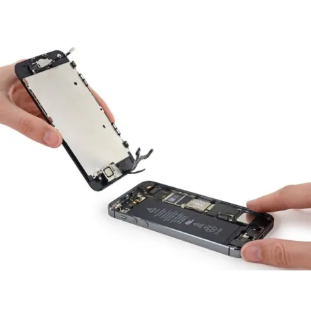 Réparation remplacement écran LCD Premium + Vitre iPhone 5S/SE Noir